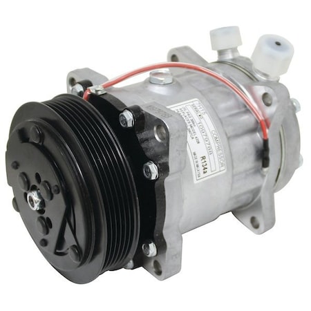 A & I Products Compressor, New, Sanden Style w/ Clutch (8103) 7.6" x7.8" x10.9" A-82016157